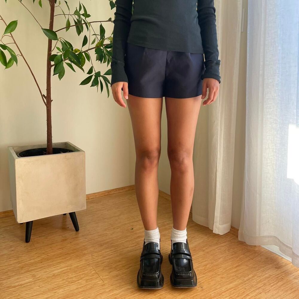 Unbranded Women's Black and Navy Shorts